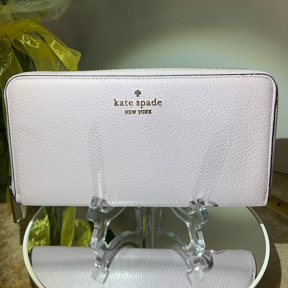 Kate Spade ♠️ NY Leila Pebbled Leather Long Wallet NWT